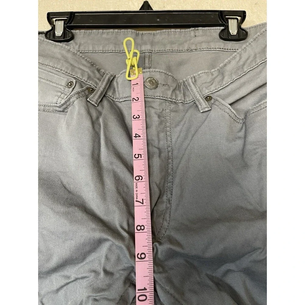 Levi Strauss & Co. Men's 511 Gray Jeans Pants 36×30 Streetwear Grunge Straight